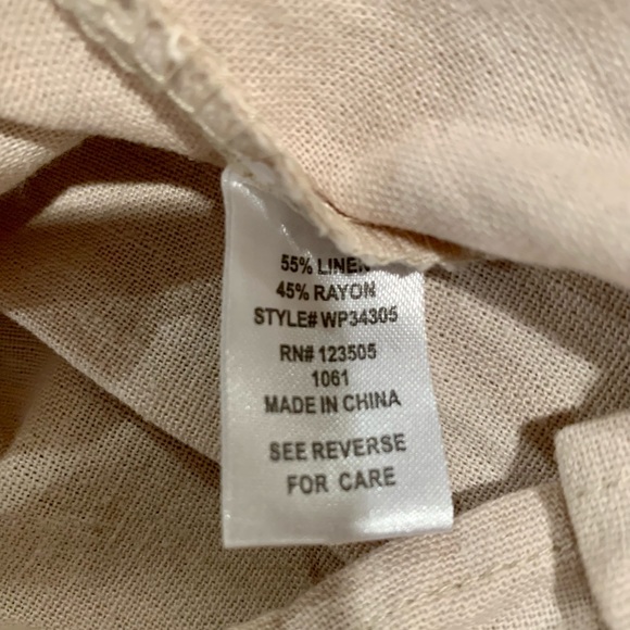 Heart & Hips paper bag waist tan pants, size small - Picture 8 of 8